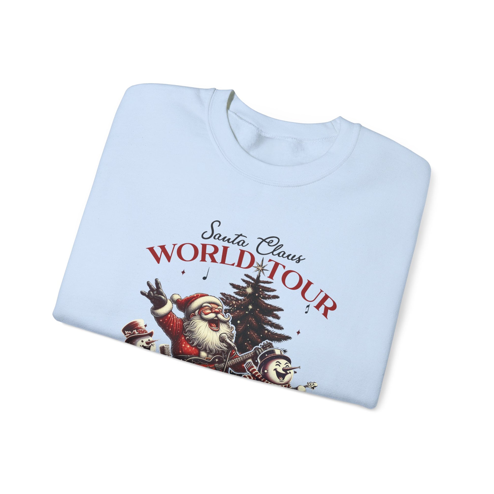 Santa Claus World Tour Christmas Shirt, Santa Claus Shirt, Funny Santa Christmas Shirt - PopCultureByDesign36
