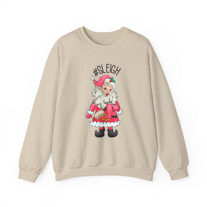 Sleigh santa, Retro Santa Sweater,Vintage Santa Christmas Sweatshirt - PopCultureByDesign36