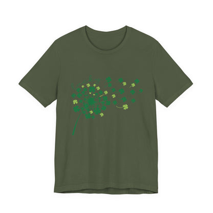 Lucky Shirt, St Patricks Day Shirt, Shamrock Heart T-Shirt - PopCultureByDesign36