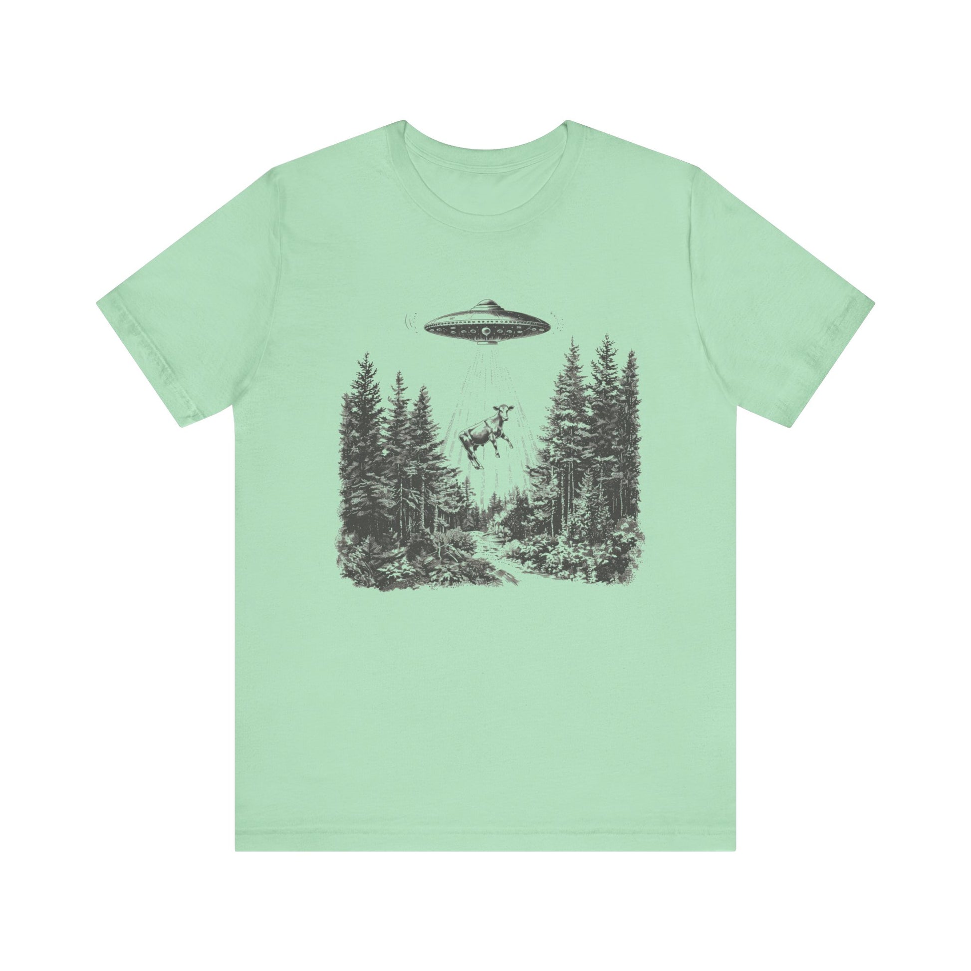 Ufo Cow Shirt, Retro T-Shirt, Vintage Cow Ufo TShirt, Ufo Graphic Tee - PopCultureByDesign36