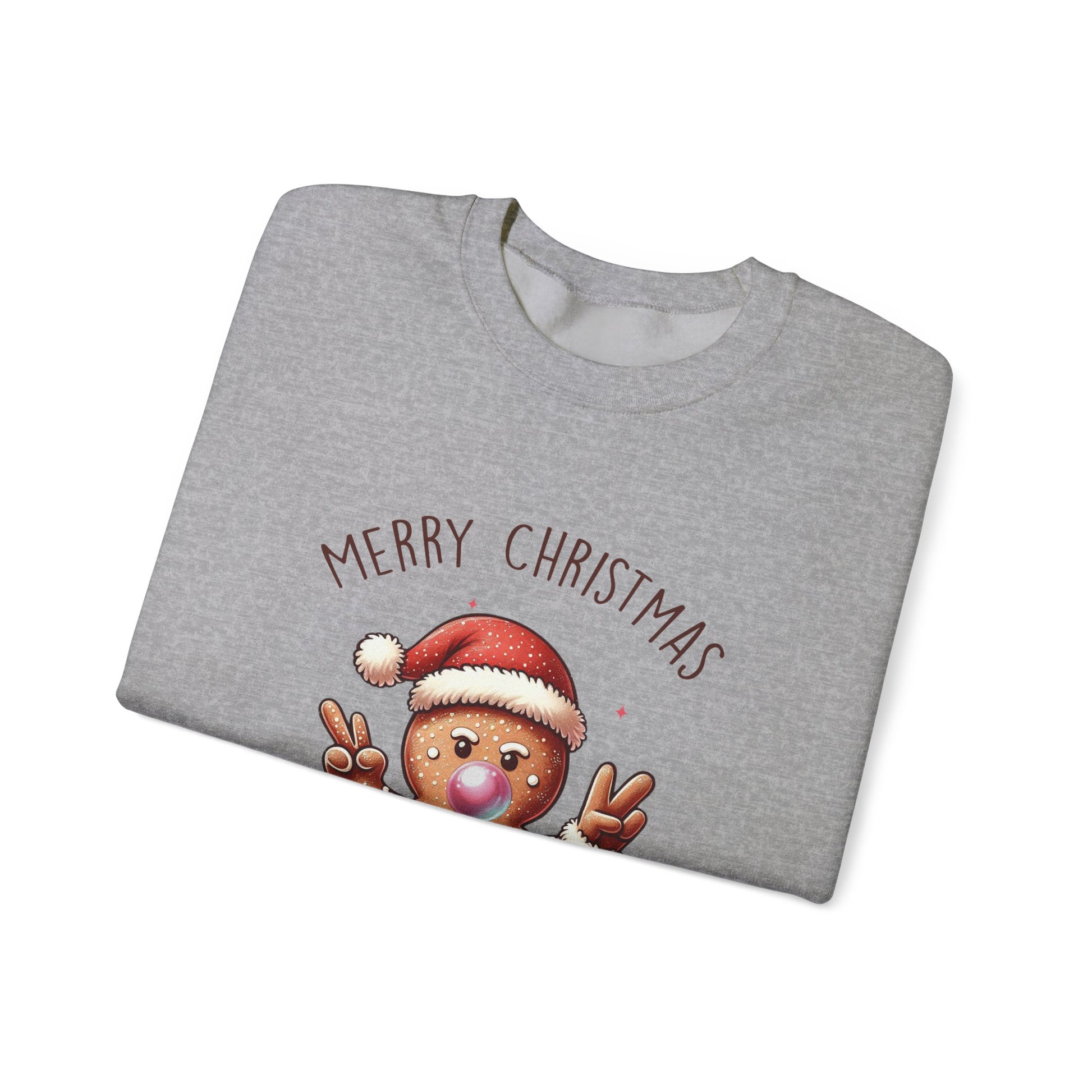 Funny Christmas Gingerbread Sweatshirt, Christmas Cookie Shirt, Christmas Santa - PopCultureByDesign36