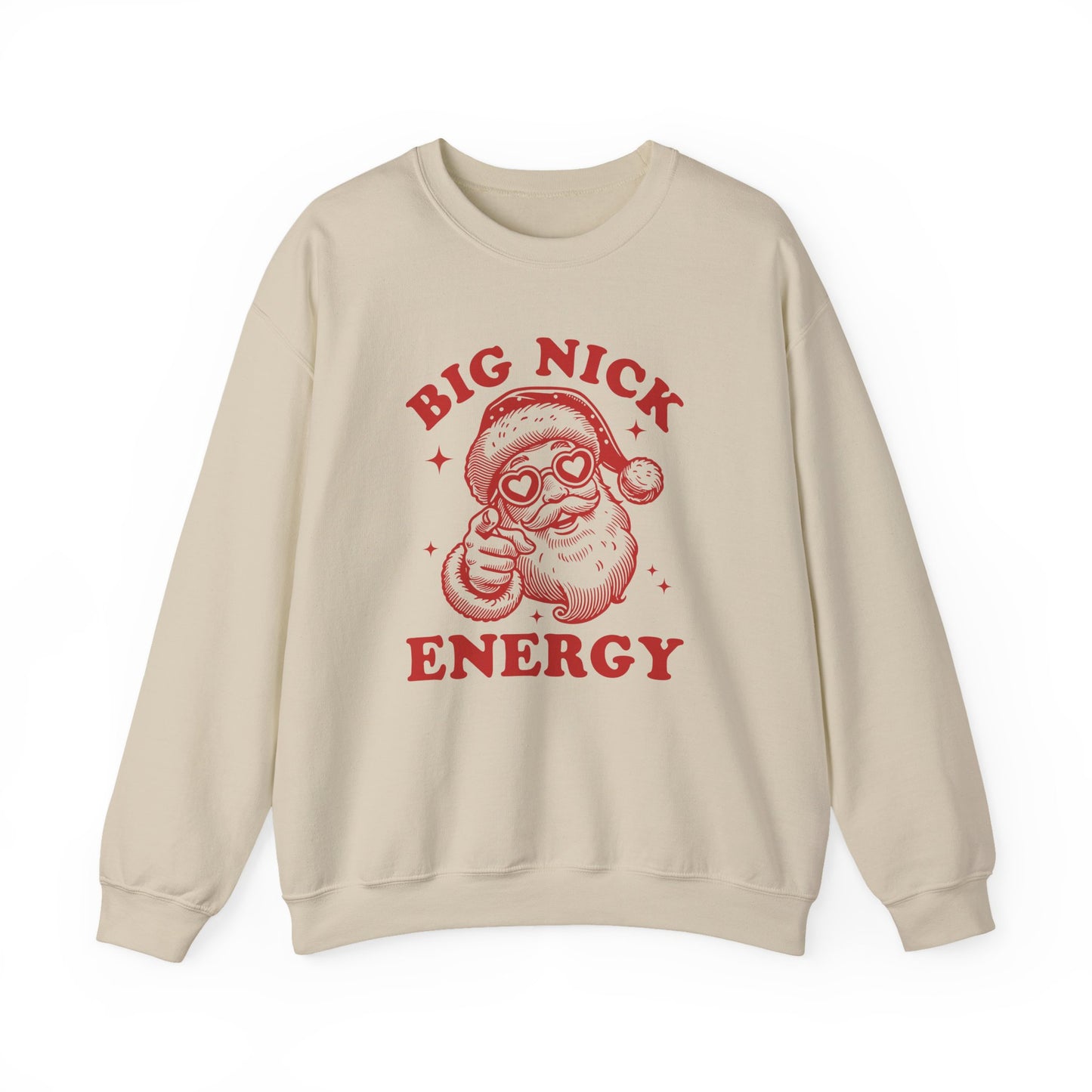 Big Nick Energy Christmas Shirt, Santa Inspired, Funny Santa Sweatshirt - PopCultureByDesign36