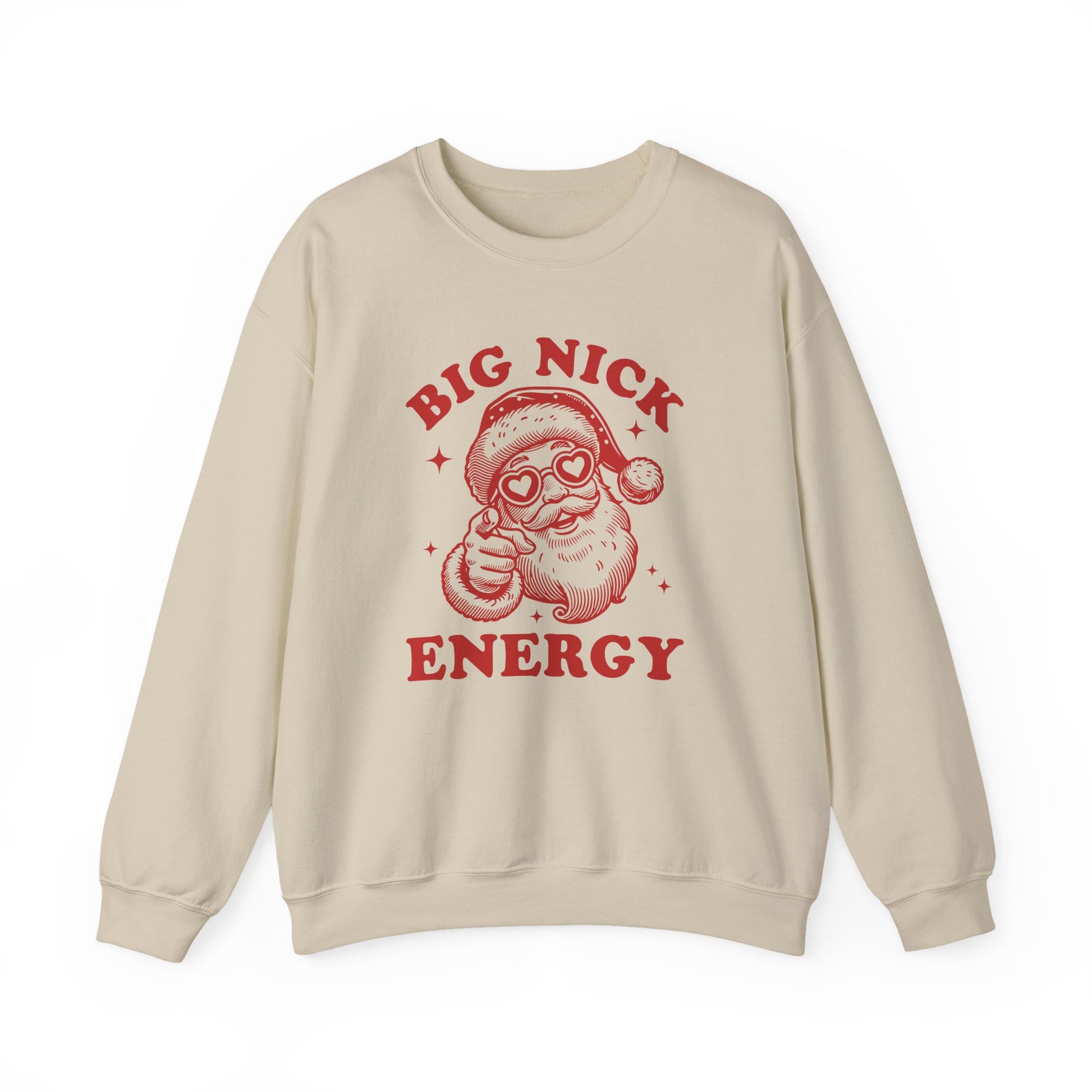 Big Nick Energy Christmas Shirt, Santa Inspired, Funny Santa Sweatshirt - PopCultureByDesign36
