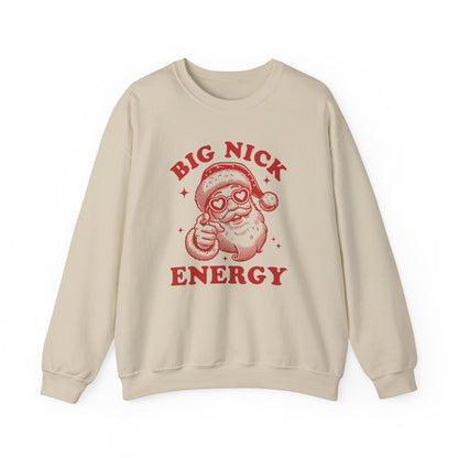 Big Nick Energy Christmas Shirt, Santa Inspired, Funny Santa Sweatshirt - PopCultureByDesign36