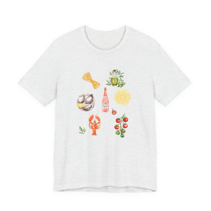 Italia Shirt, Coastal Grandma, Italian Summer Meal Tee - PopCultureByDesign36