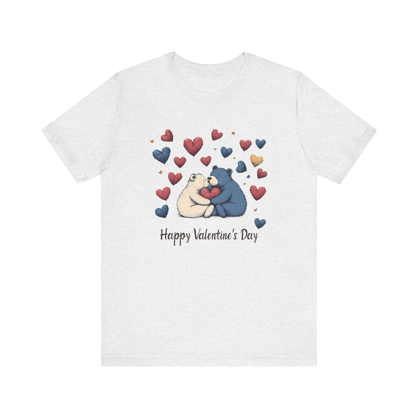 Bear Valentine Shirt, Cute Bear Shirt, Teddy Bear Shirt, Heart Valentine Shirt - PopCultureByDesign36