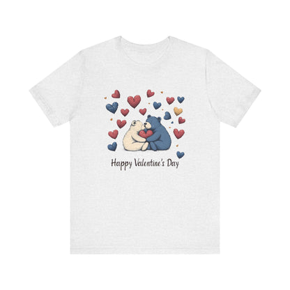 Bear Valentine Shirt, Cute Bear Shirt, Teddy Bear Shirt, Heart Valentine Shirt - PopCultureByDesign36