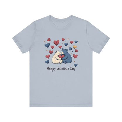 Bear Valentine Shirt, Cute Bear Shirt, Teddy Bear Shirt, Heart Valentine Shirt - PopCultureByDesign36