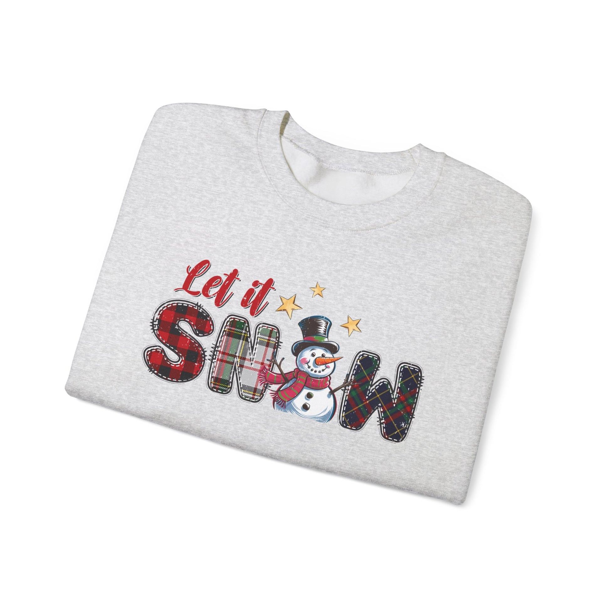 Let It Snow Sweatshirt, Christmas Tis The Season Sweatshirt, Merry Christmas - PopCultureByDesign36