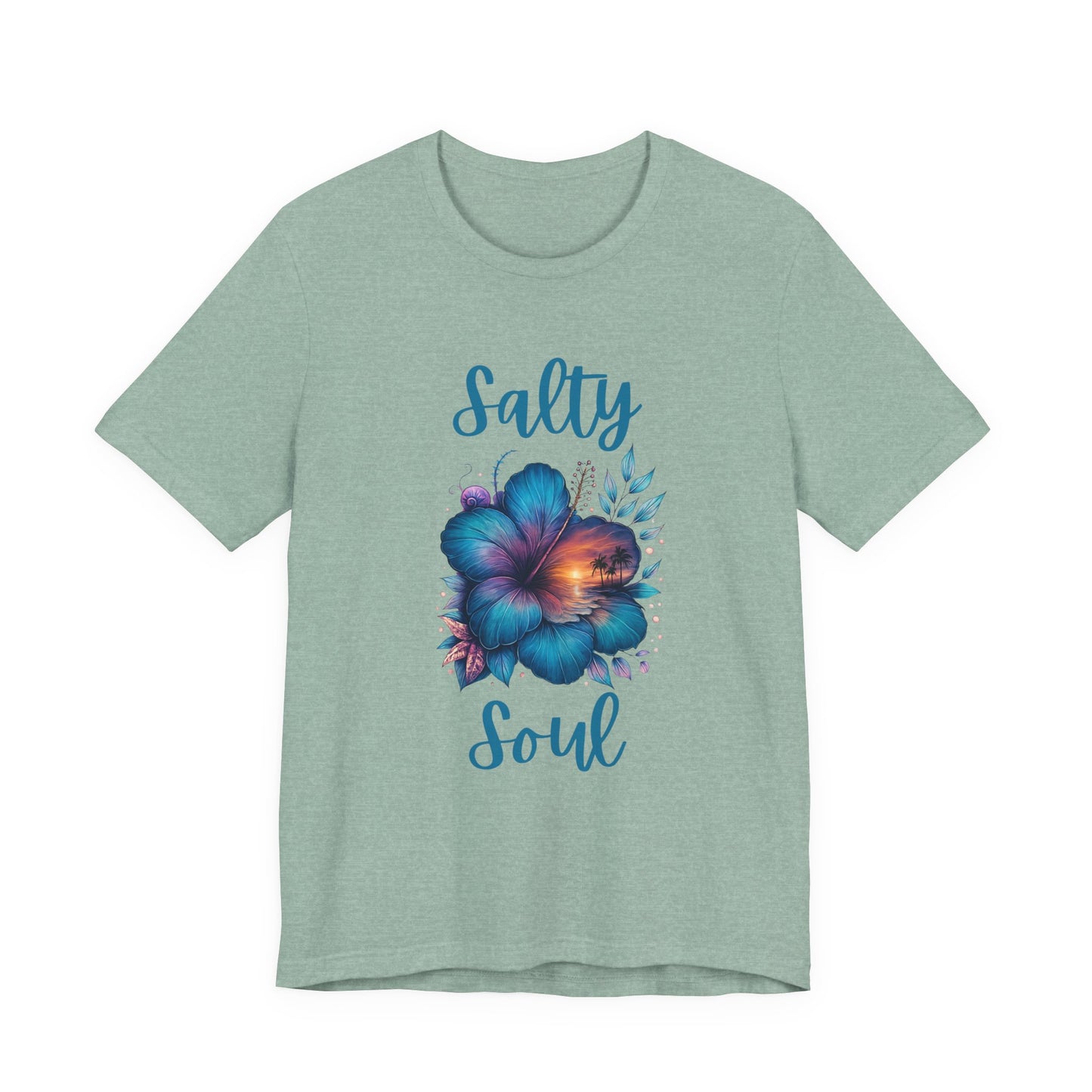 Summer Salty Soul T-shirt, Trendy Summer Shirt, Retro Summer T-shirt - PopCultureByDesign36