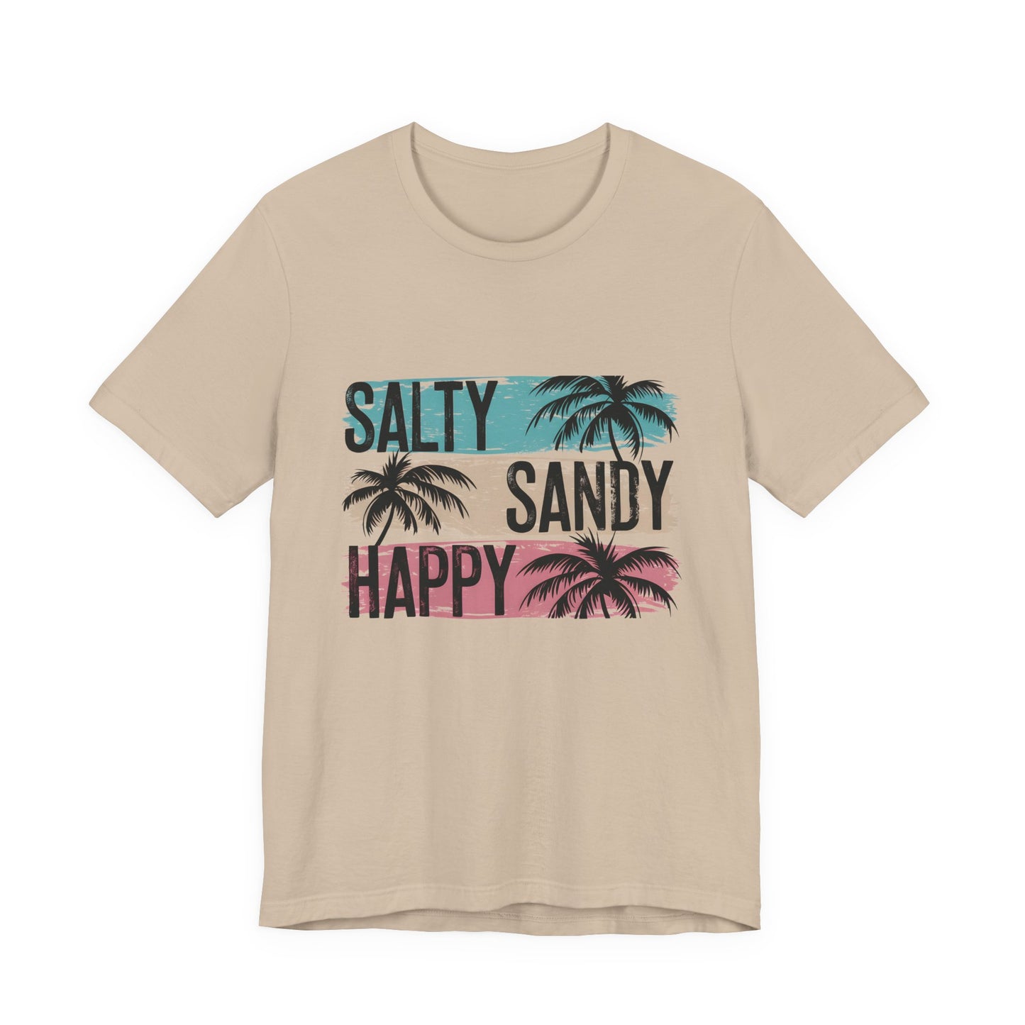 Salty Sandy Happy T-Shirt, Sandy Toes Salty Breeze Tee - PopCultureByDesign36