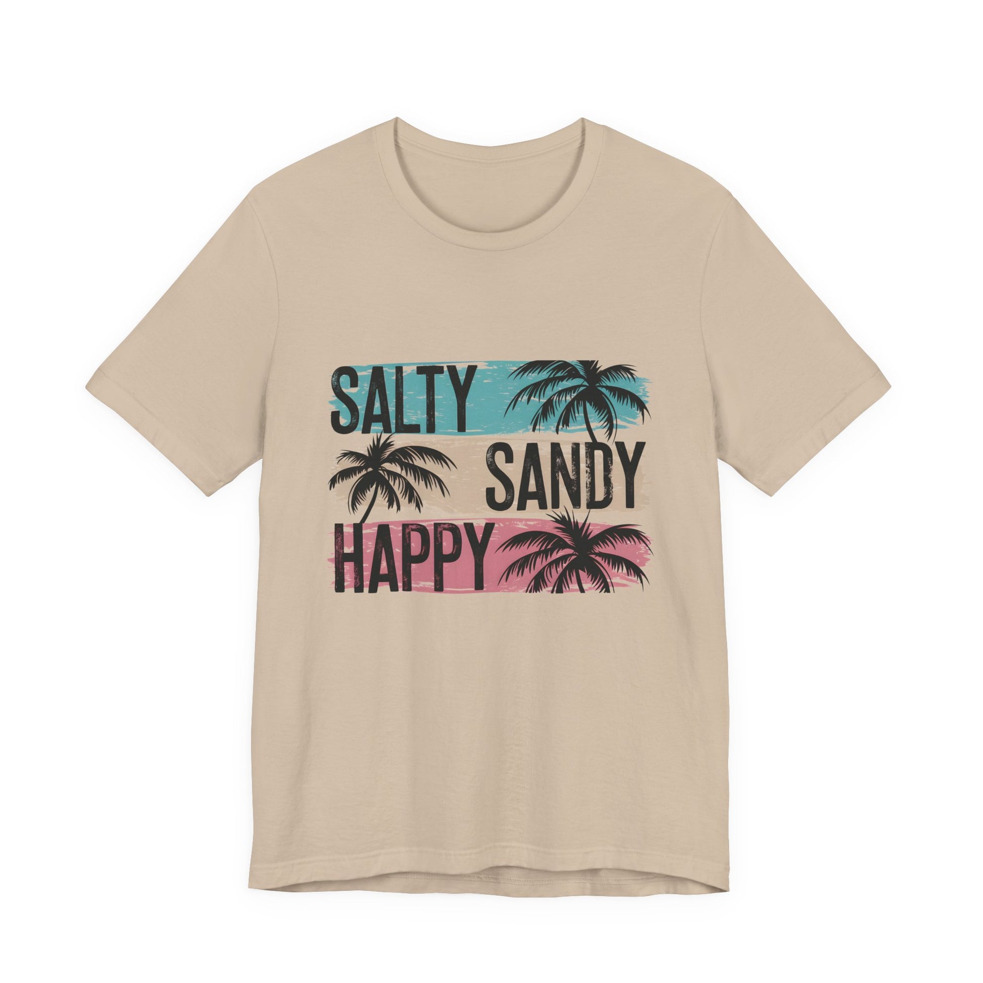 Salty Sandy Happy T-Shirt, Sandy Toes Salty Breeze Tee - PopCultureByDesign36