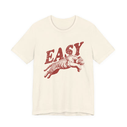 Easy Tiger Shirt, Retro Boho Tee, Hippie Clothes, Indie Shirt - PopCultureByDesign36