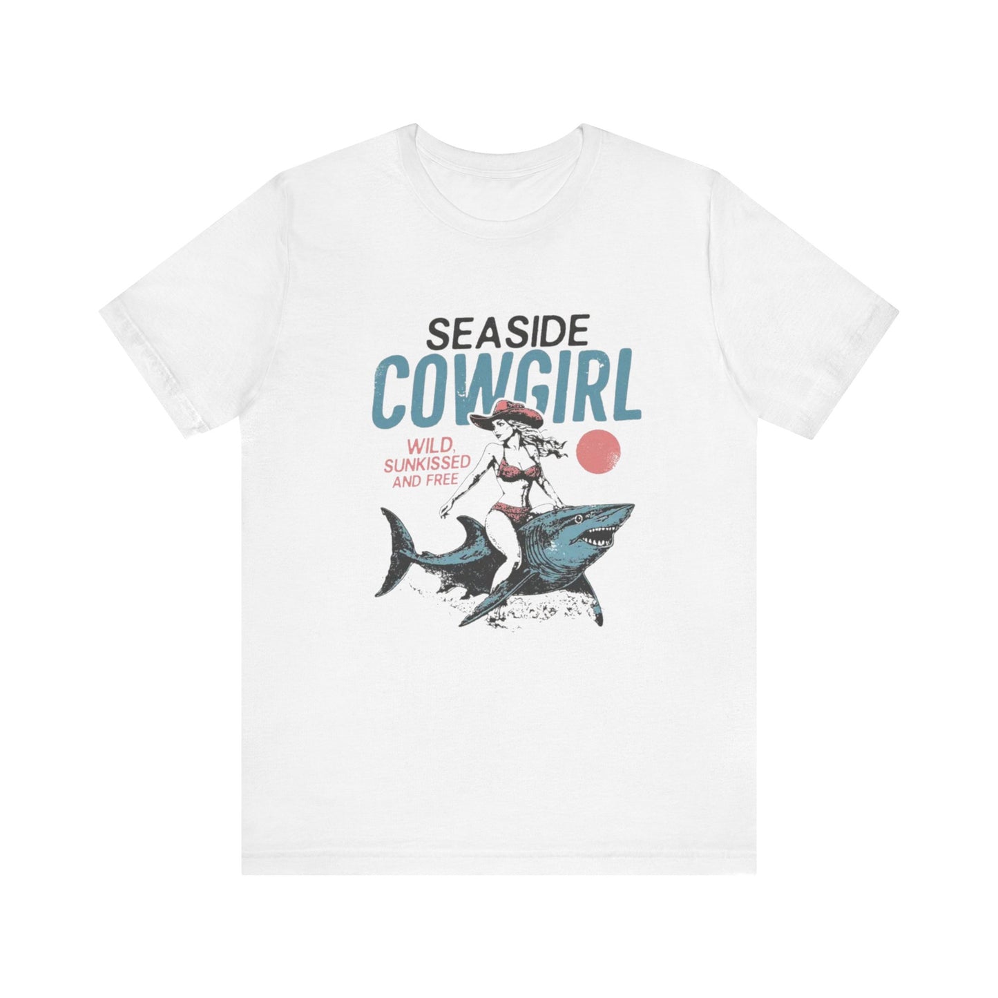 Seaside cowgirl retro summer Shirt, Western beach Shirt, Wild sunkissed Shirt - PopCultureByDesign36