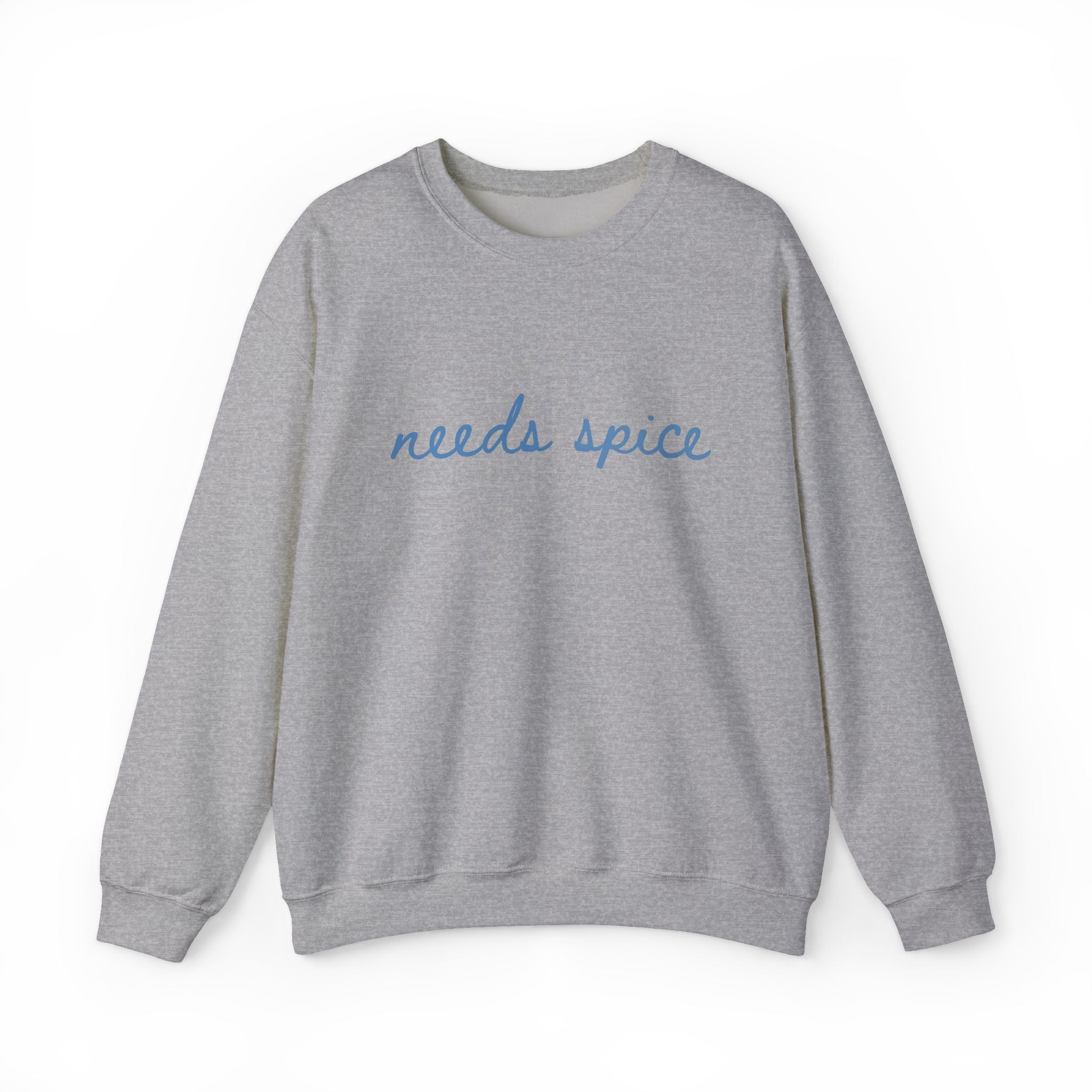 Needs Spice Sweatshirt Chef Sweatshirt Foodie Sweatshirt by PopCultureByDesign36