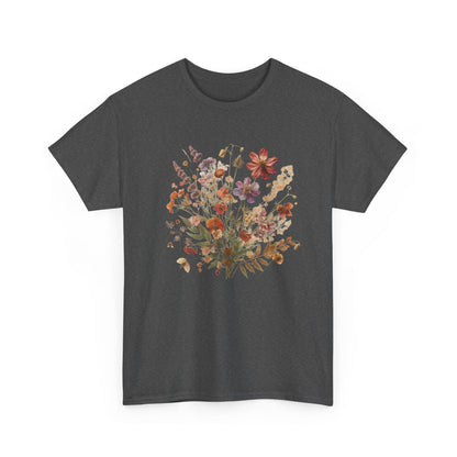 Wild Flowers T-Shirt, Floral Nature T-Shirt, Cottagecore Shirt - PopCultureByDesign36