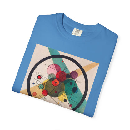 Abstract Art Tshirt, Circles in a Circle, Wassily Kandinsky,Kandinsky Art - PopCultureByDesign36