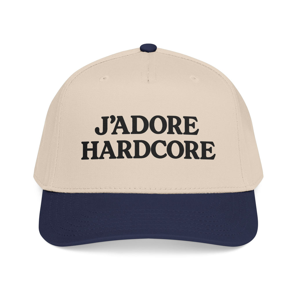 Jadore Hardcore Baseball Cap — Mid Profile by PopCultureByDesign36