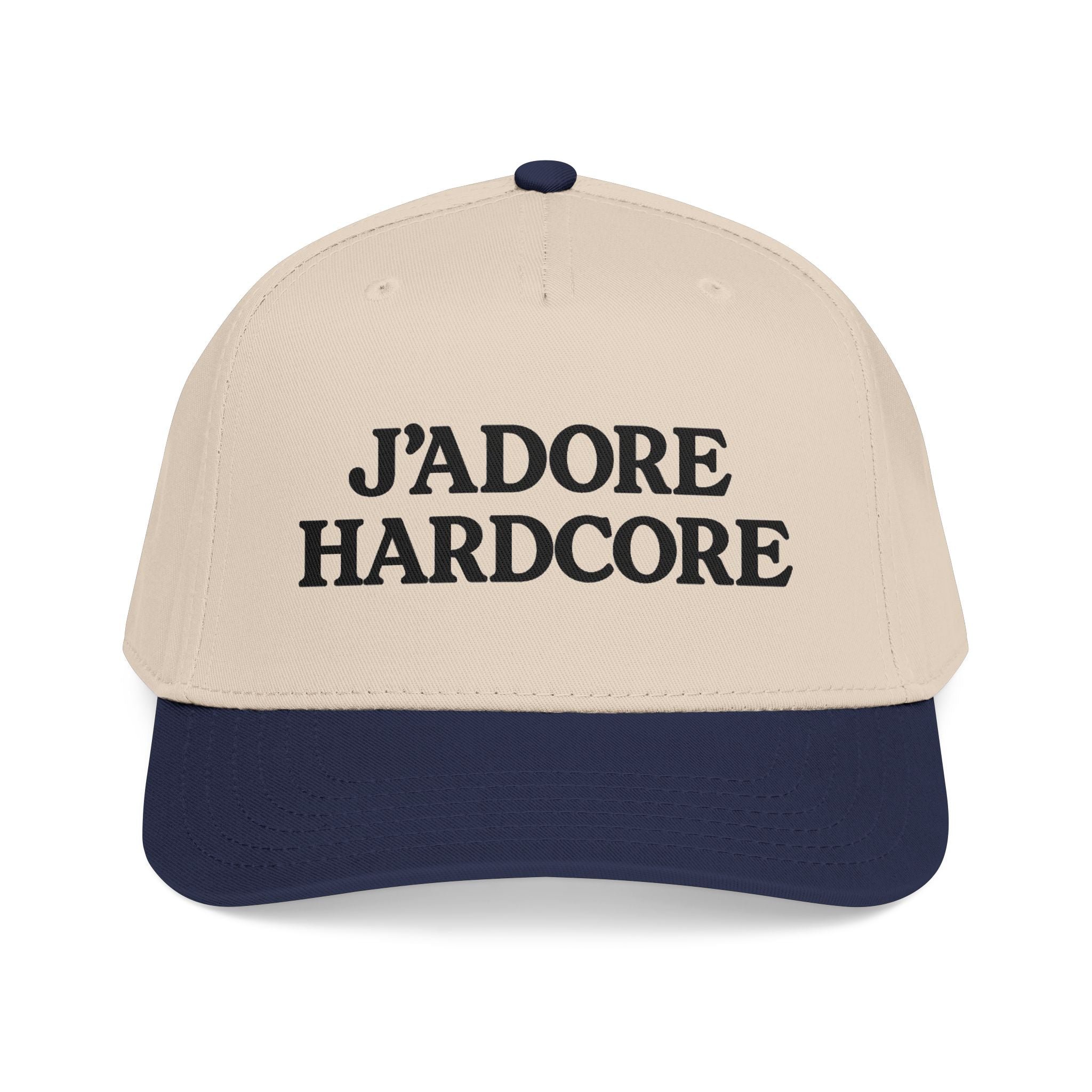 Jadore Hardcore Baseball Cap — Mid Profile by PopCultureByDesign36