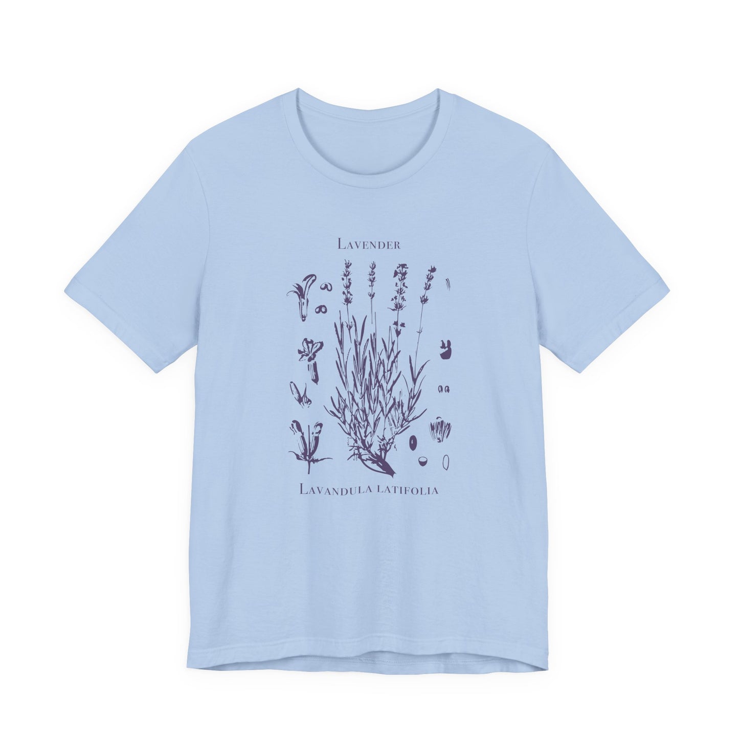 Retro Lavender Adult Shirt, Wildflowers Nature Shirt, Botanical Shirt - PopCultureByDesign36