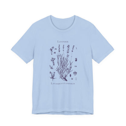 Retro Lavender Adult Shirt, Wildflowers Nature Shirt, Botanical Shirt - PopCultureByDesign36