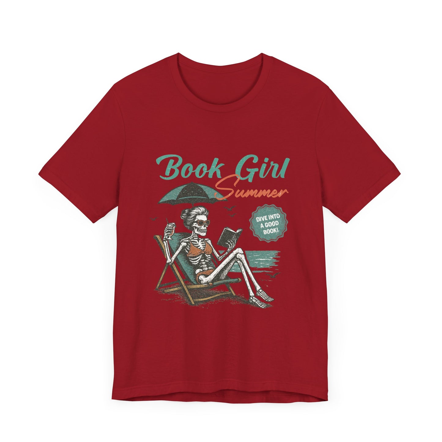 Book Girl Summer Shirt, Reading Lover Tee, Literary Bookworm Top - PopCultureByDesign36