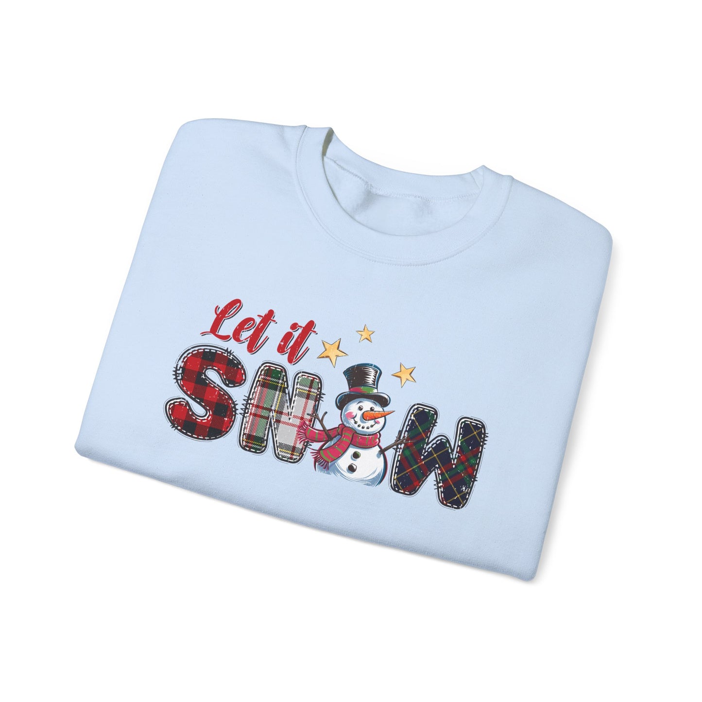 Let It Snow Sweatshirt, Christmas Tis The Season Sweatshirt, Merry Christmas - PopCultureByDesign36