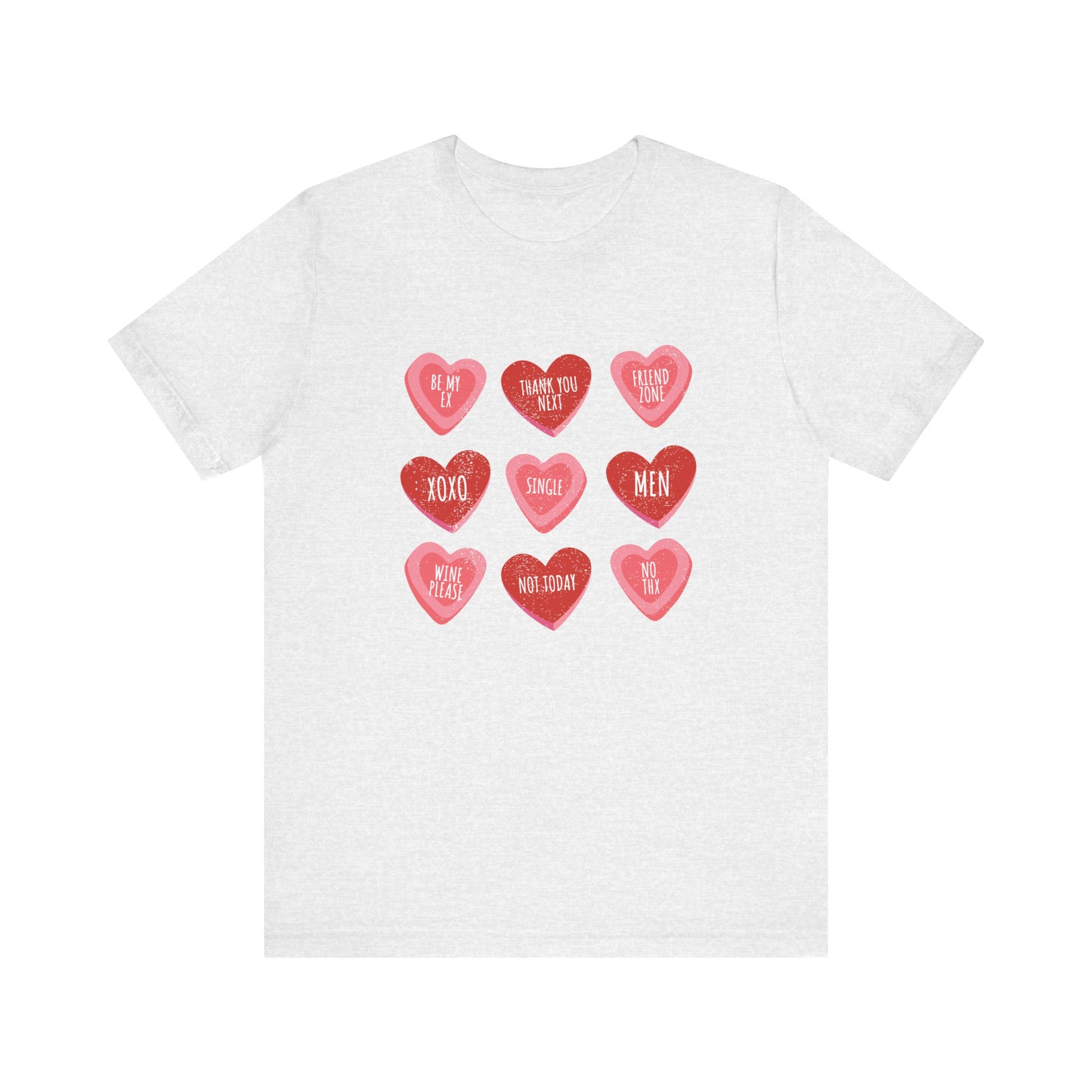 Candy Heart Shirt, Valentine's Day Gift, Conversation Hearts Shirt - PopCultureByDesign36