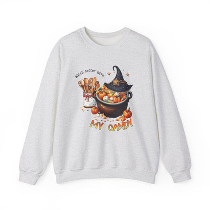 Halloween Trick or Treat Sweatshirt, Halloween Candy Sweatshirt - PopCultureByDesign36