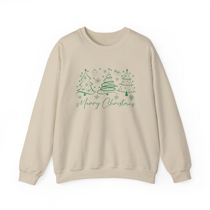 Boho Style Merry Christmas Sweatshirt, Cozy Christmas Outfit - PopCultureByDesign36