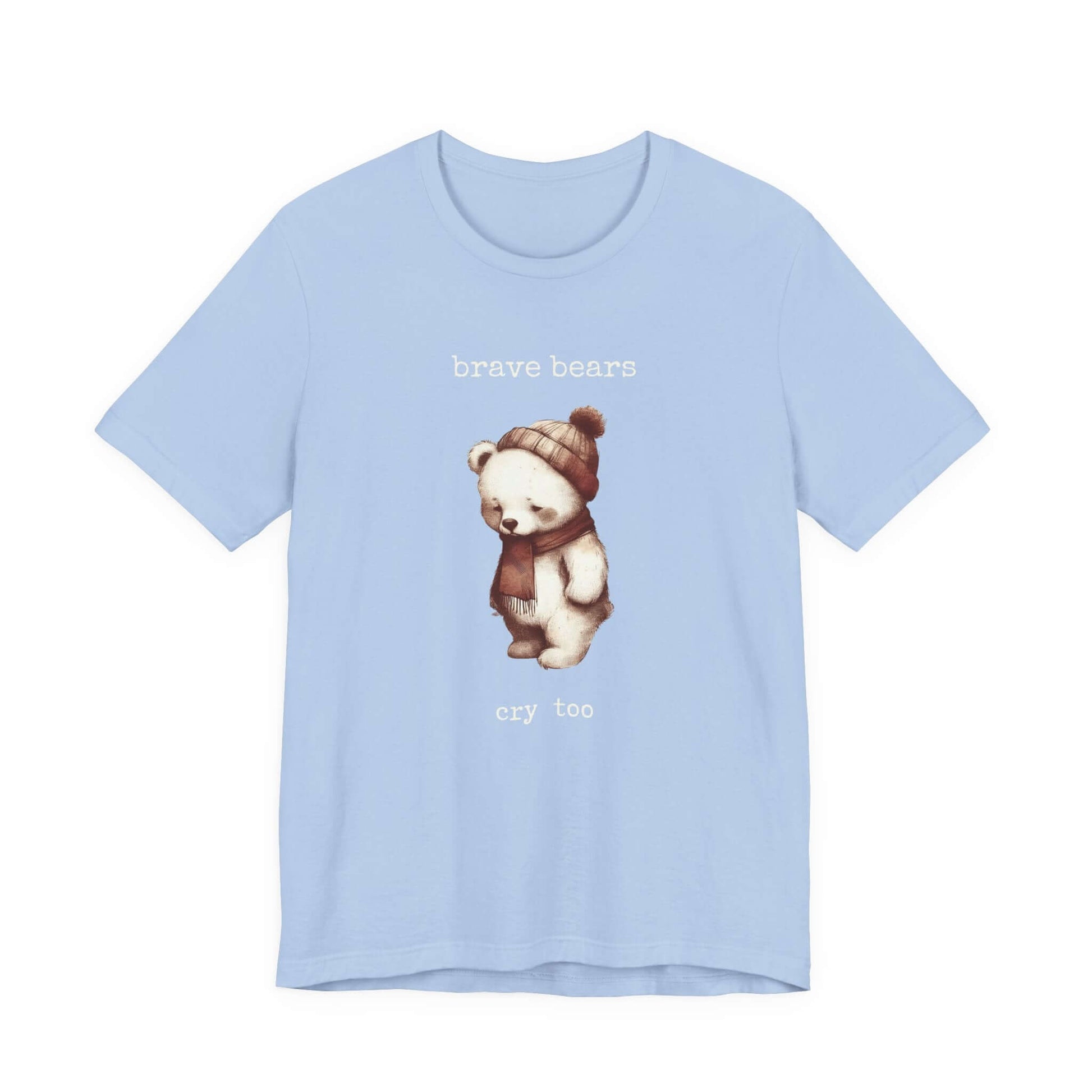 Brave Bears Cry Too Shirt, Vintage Bear Shirt, My tummy Hurts Shirt - PopCultureByDesign36