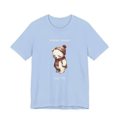 Brave Bears Cry Too Shirt, Vintage Bear Shirt, My tummy Hurts Shirt - PopCultureByDesign36