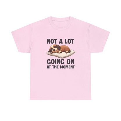 Cute Puppy Sleeping, Dog Lover Animal Tshirt, Tired Puppy, Lazy Dog Shirt - PopCultureByDesign36