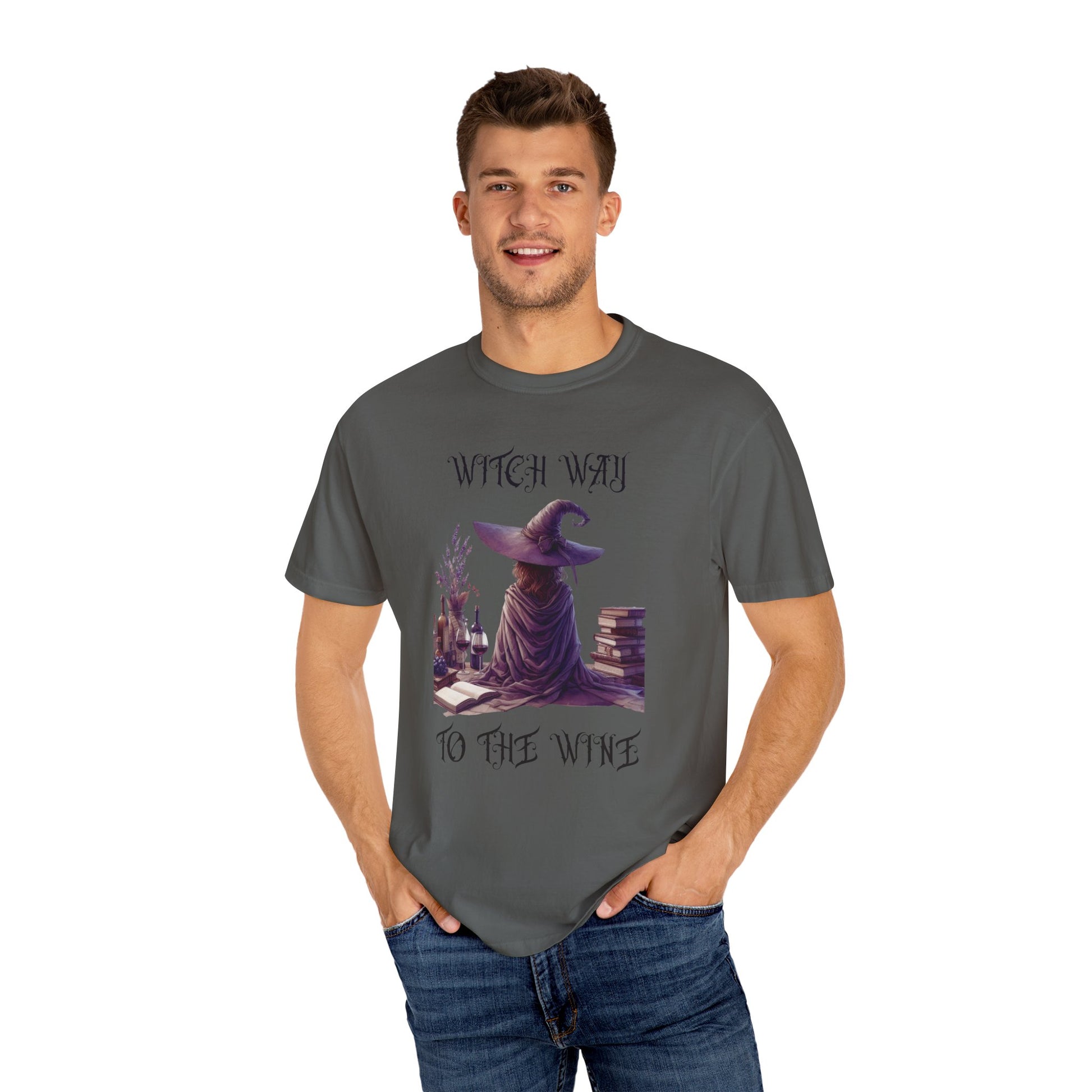 Funny Halloween Shirt, Halloween Witch Shirt, Wine Drinker Gift - PopCultureByDesign36