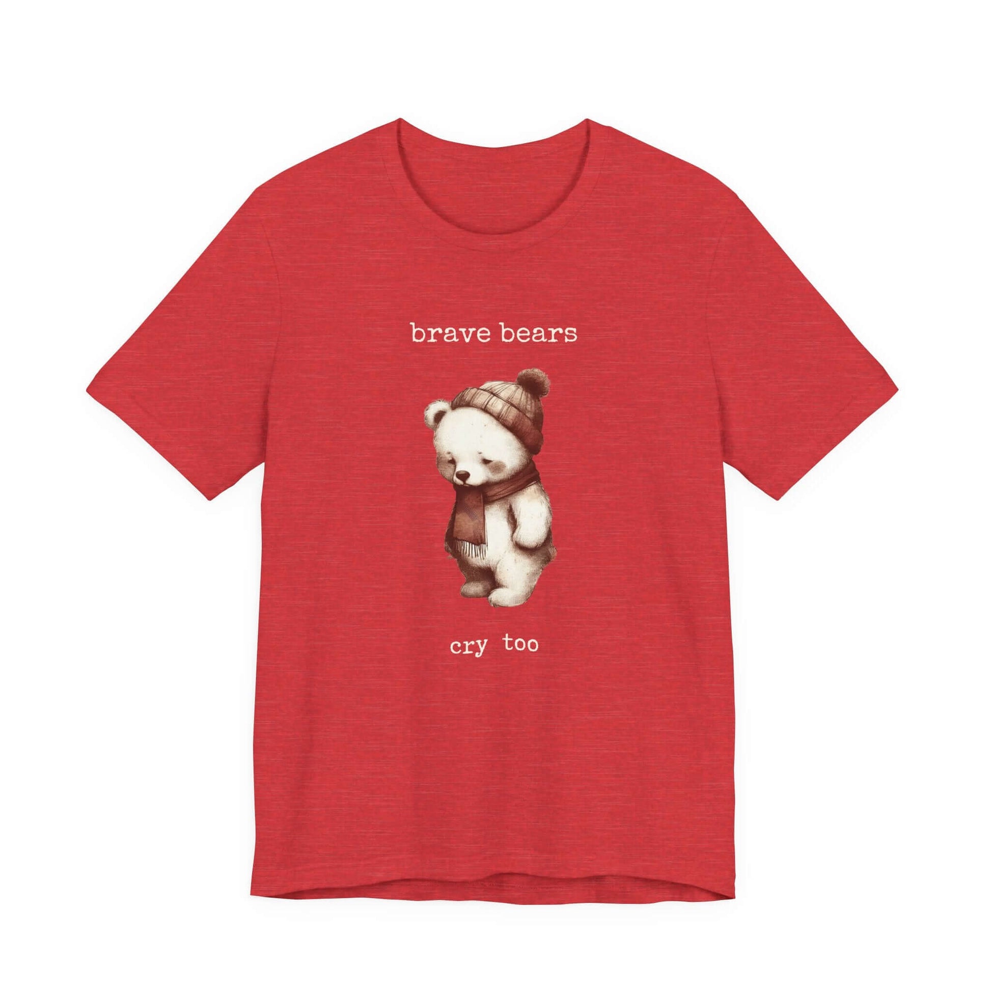 Brave Bears Cry Too Shirt, Vintage Bear Shirt, My tummy Hurts Shirt - PopCultureByDesign36