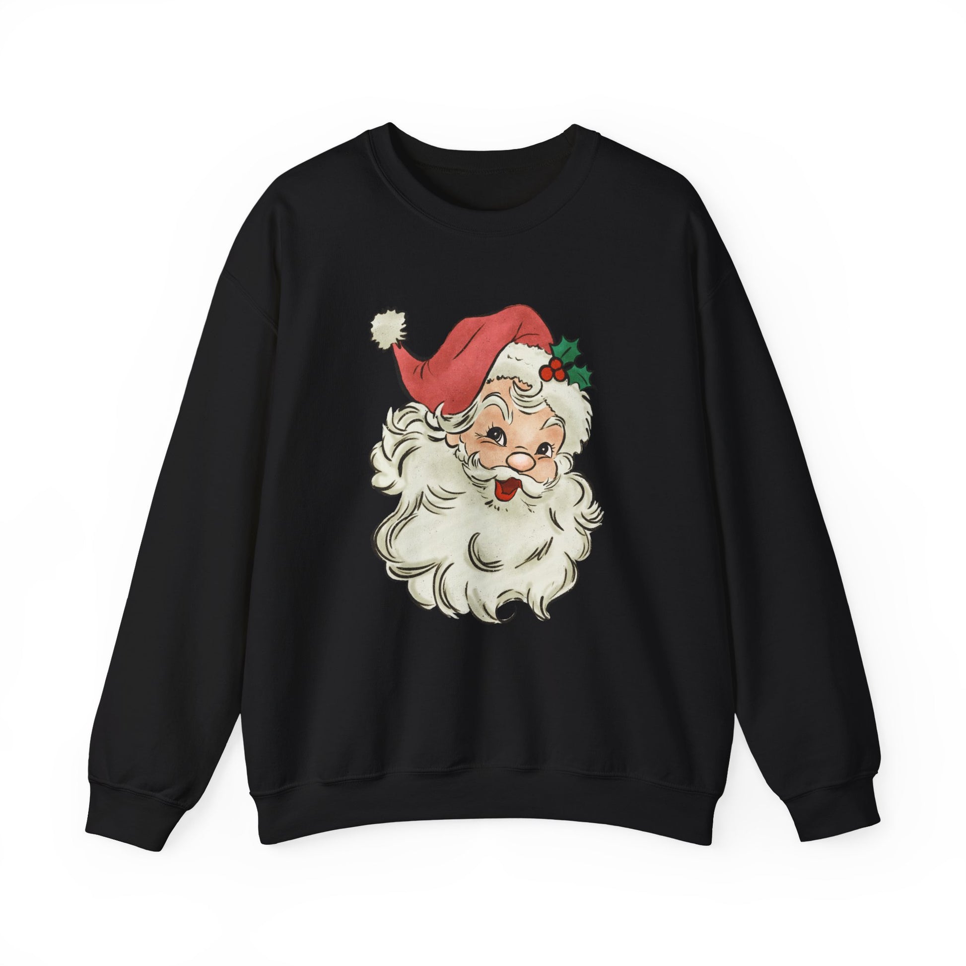 Retro Santa Sweater,Vintage Santa Christmas Sweatshirt,Retro Santa Claus Shirt - PopCultureByDesign36