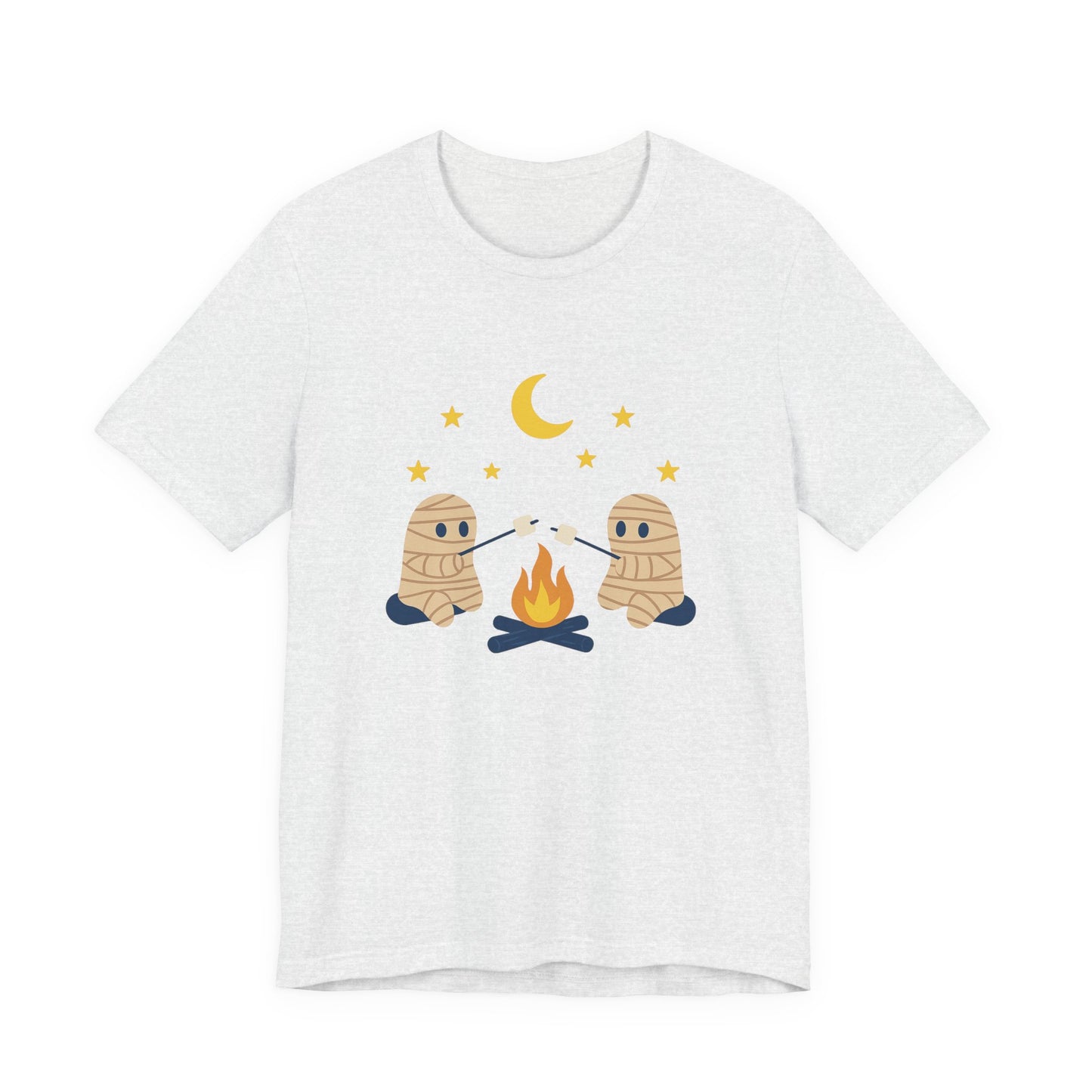 Camping Mummy Tee, Halloween Shirt, Spooky Camping Top - PopCultureByDesign36