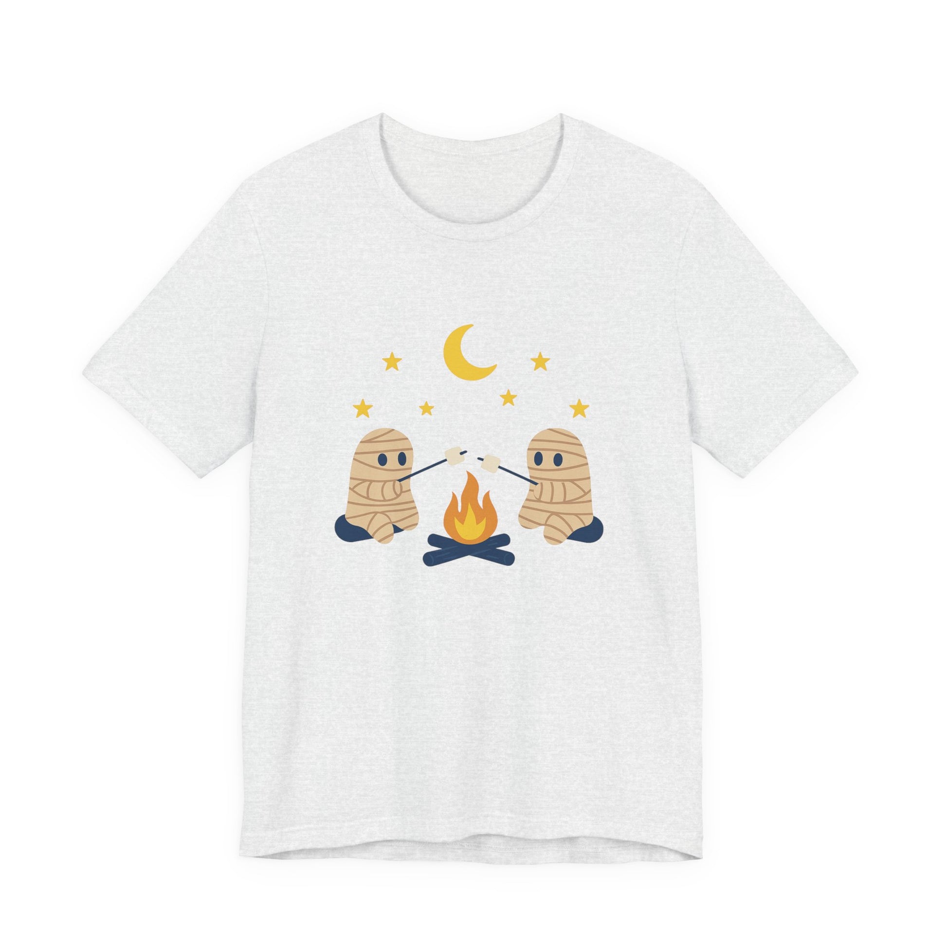 Camping Mummy Tee, Halloween Shirt, Spooky Camping Top - PopCultureByDesign36