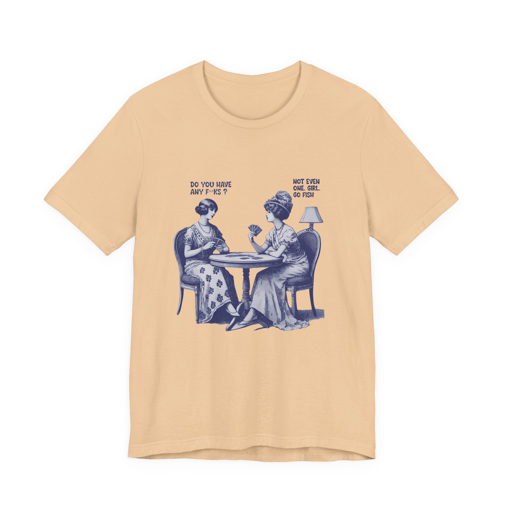 Funny Card Playing Tee, Card Playing Lovers Tee, Vintage Style Top - PopCultureByDesign36