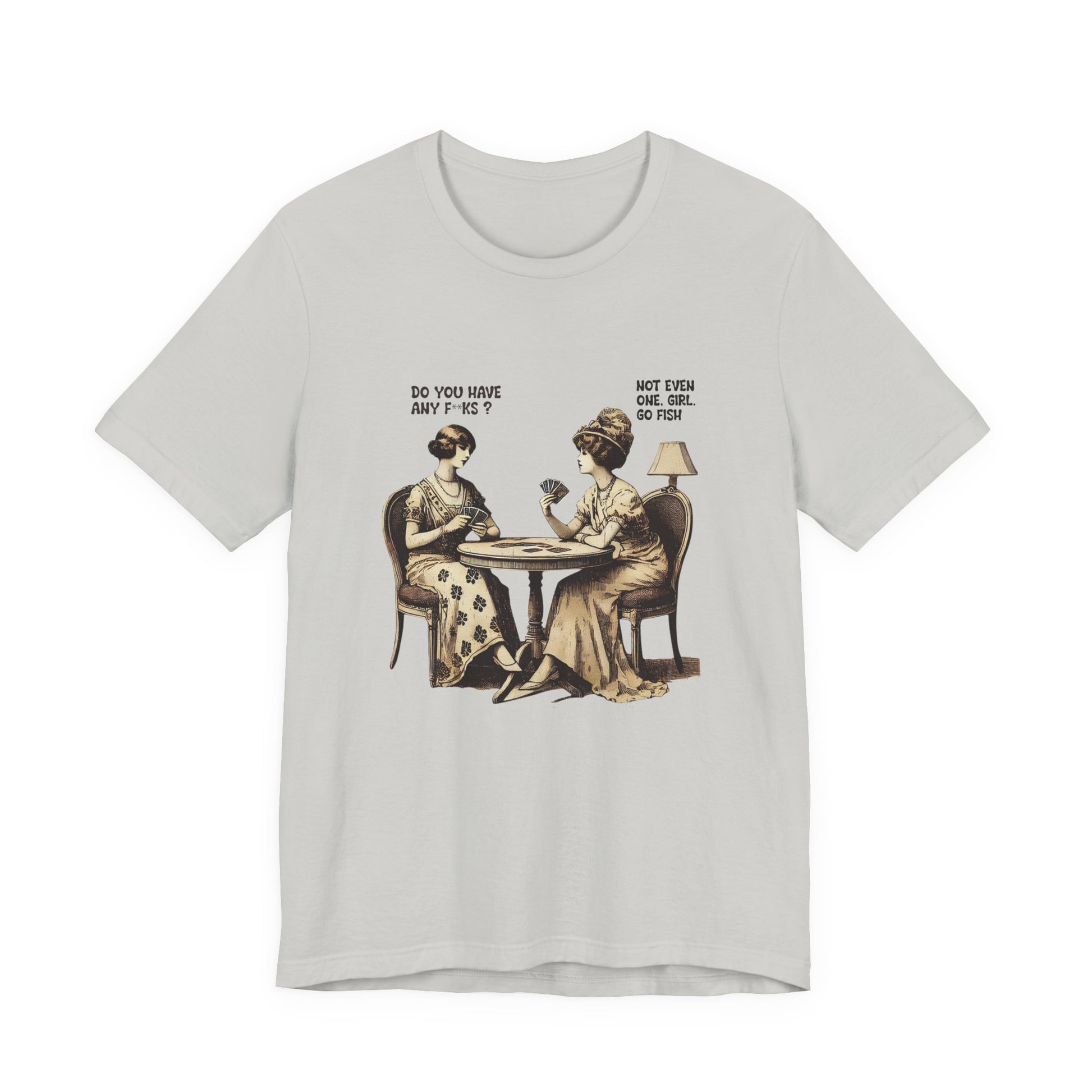 Funny Card Playing Tee, Card Playing Lovers Tee, Vintage Style Top - PopCultureByDesign36