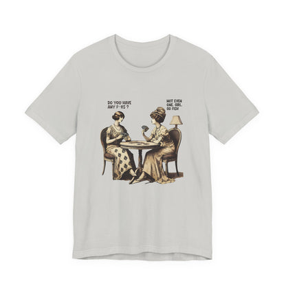 Funny Card Playing Tee, Card Playing Lovers Tee, Vintage Style Top - PopCultureByDesign36
