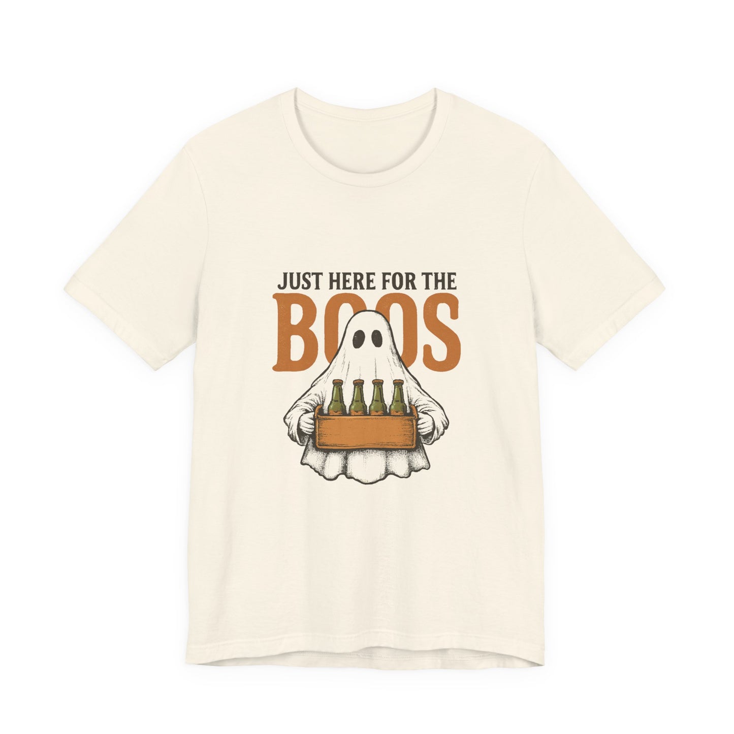 Halloween Shirt, I'm Just Here For The Boos Shirt, Halloween Ghost Shirt - PopCultureByDesign36