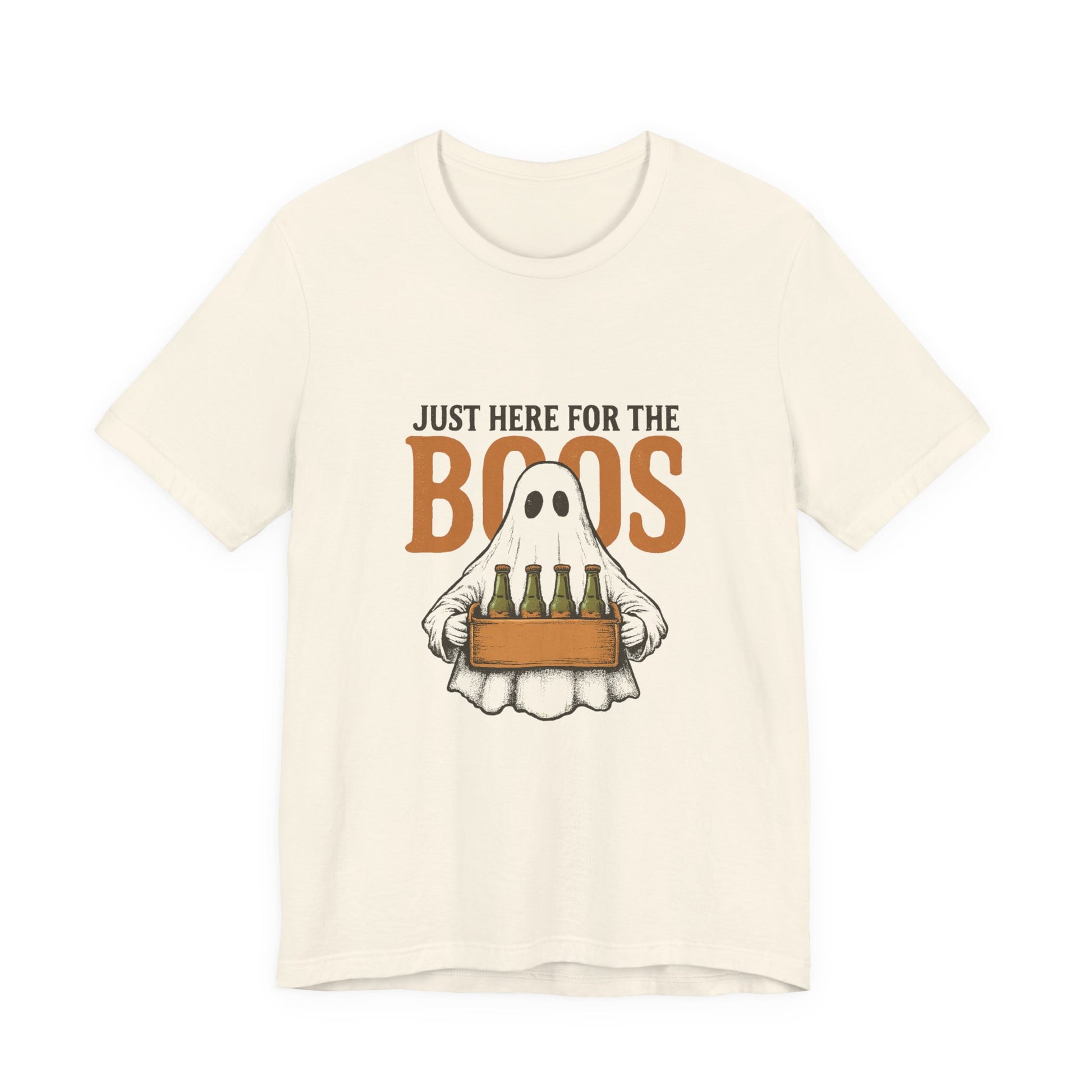 Halloween Shirt, I'm Just Here For The Boos Shirt, Halloween Ghost Shirt - PopCultureByDesign36