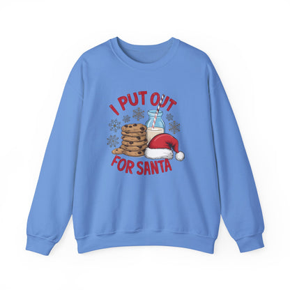 I Put Out For Santa Sweatshirt, Funny Christmas Shirt, Funny Santa Shirt - PopCultureByDesign36