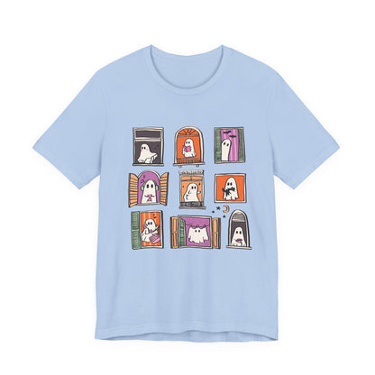 Ghostly Frames T-Shirt, Halloween Tee, Spooky Shirt - PopCultureByDesign36