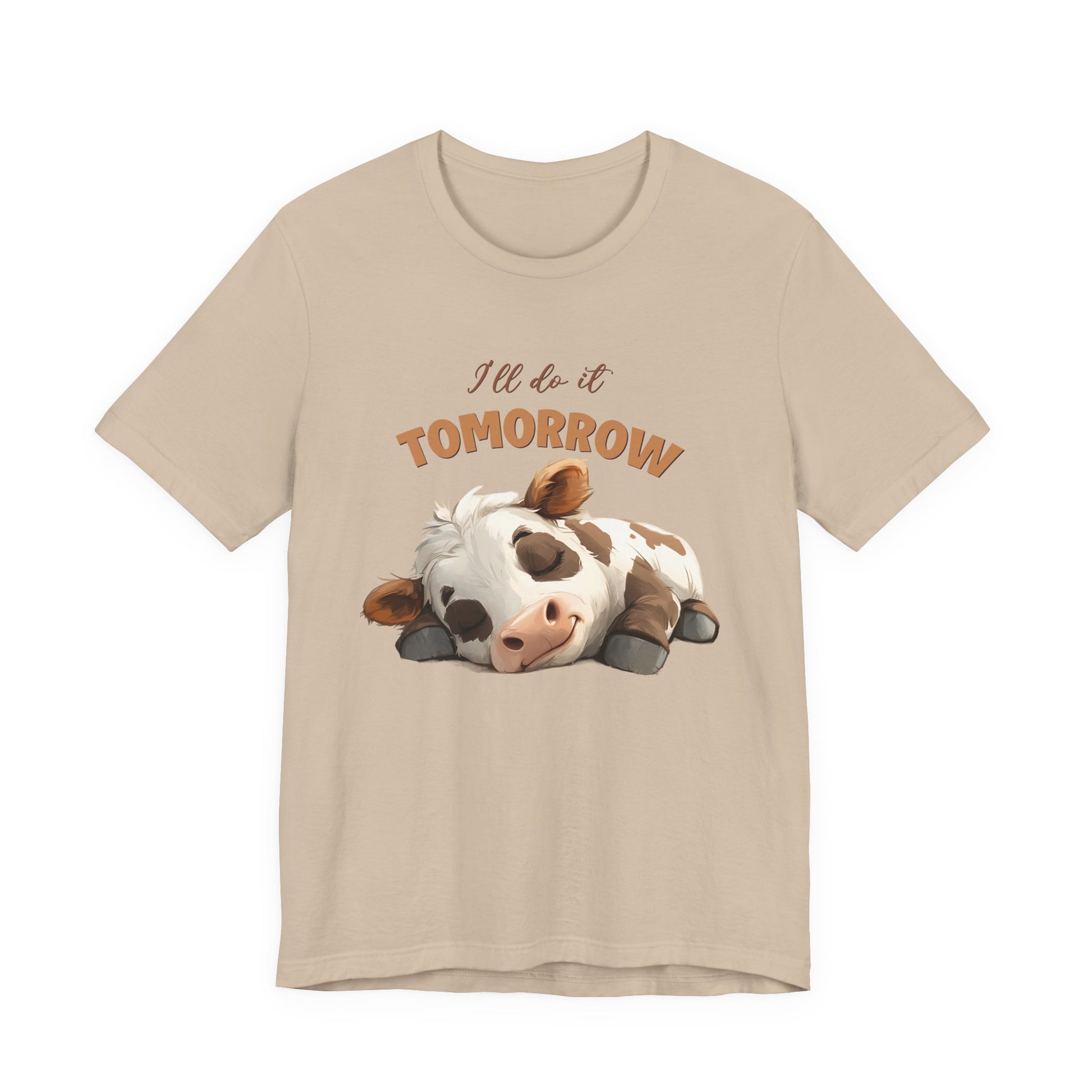 I'll do it tomorrow, Funny Cow shirt, Cow shirt, Cute Cow shirt - PopCultureByDesign36