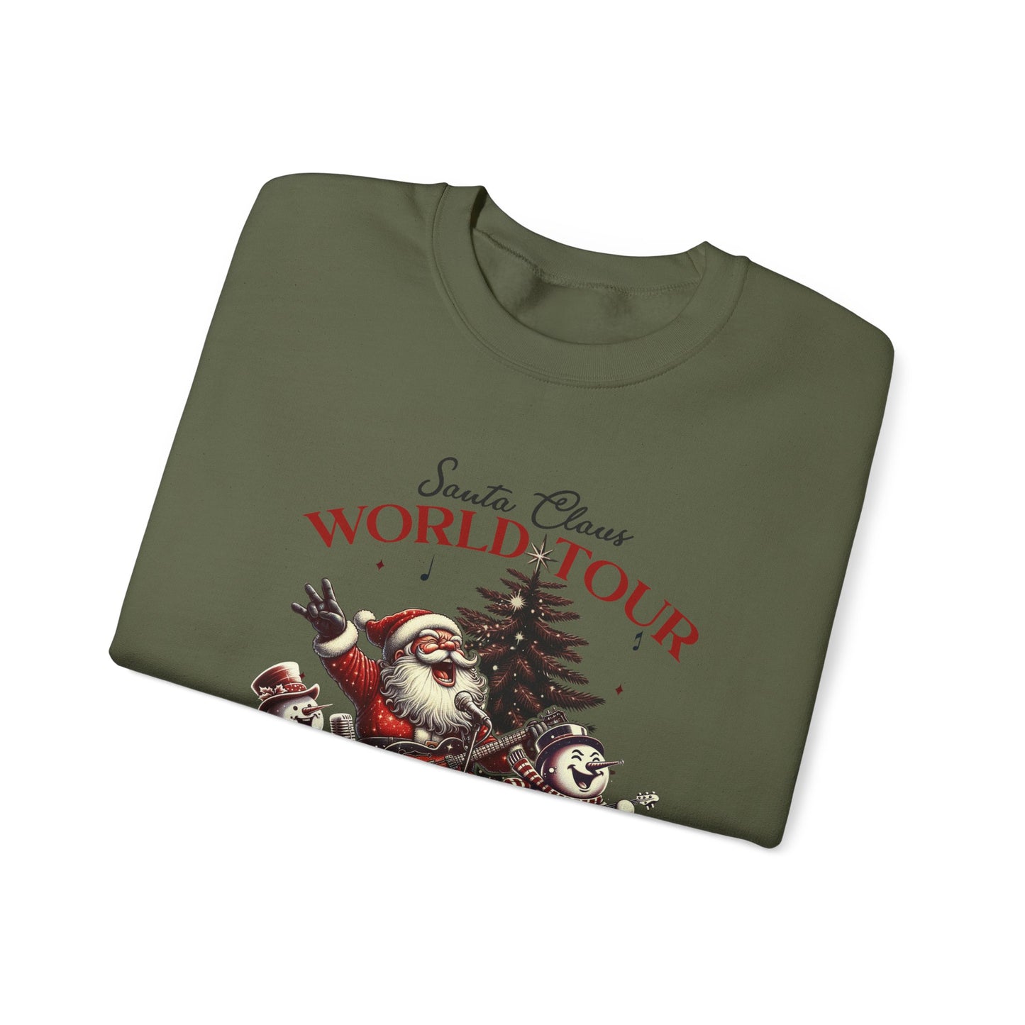 Santa Claus World Tour Christmas Shirt, Santa Claus Shirt, Funny Santa Christmas Shirt - PopCultureByDesign36