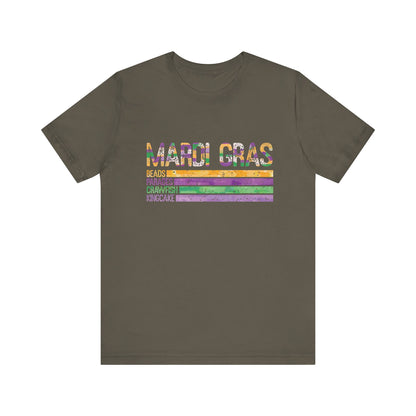 Louisiana Mardi Gras Shirt, Fat Tuesday, Bourbon Street Tee - PopCultureByDesign36