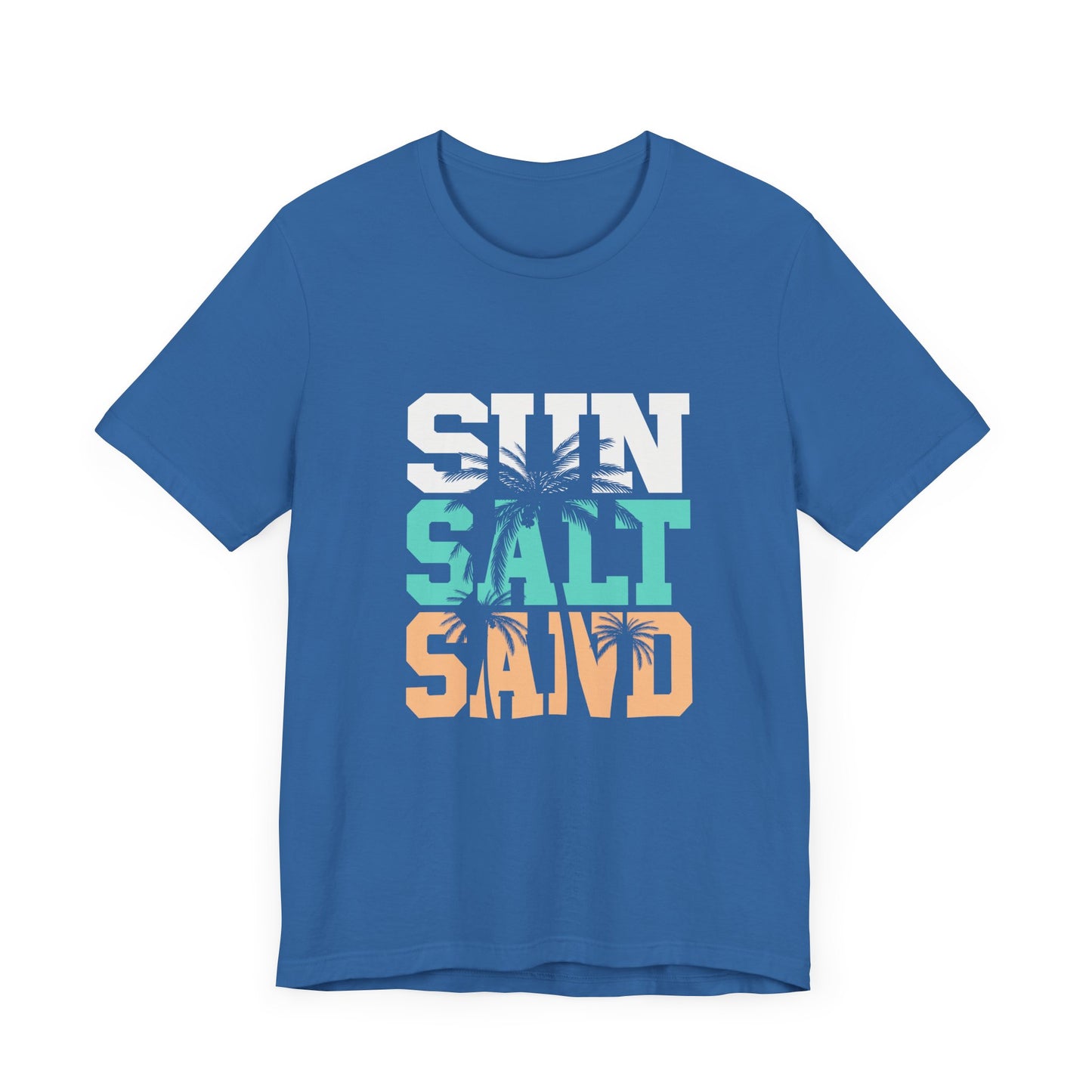 Sun Salt Sand Beach Shirt, Summer Ocean Vacation T-Shirt, Coastal Surf Lover Gift - PopCultureByDesign36