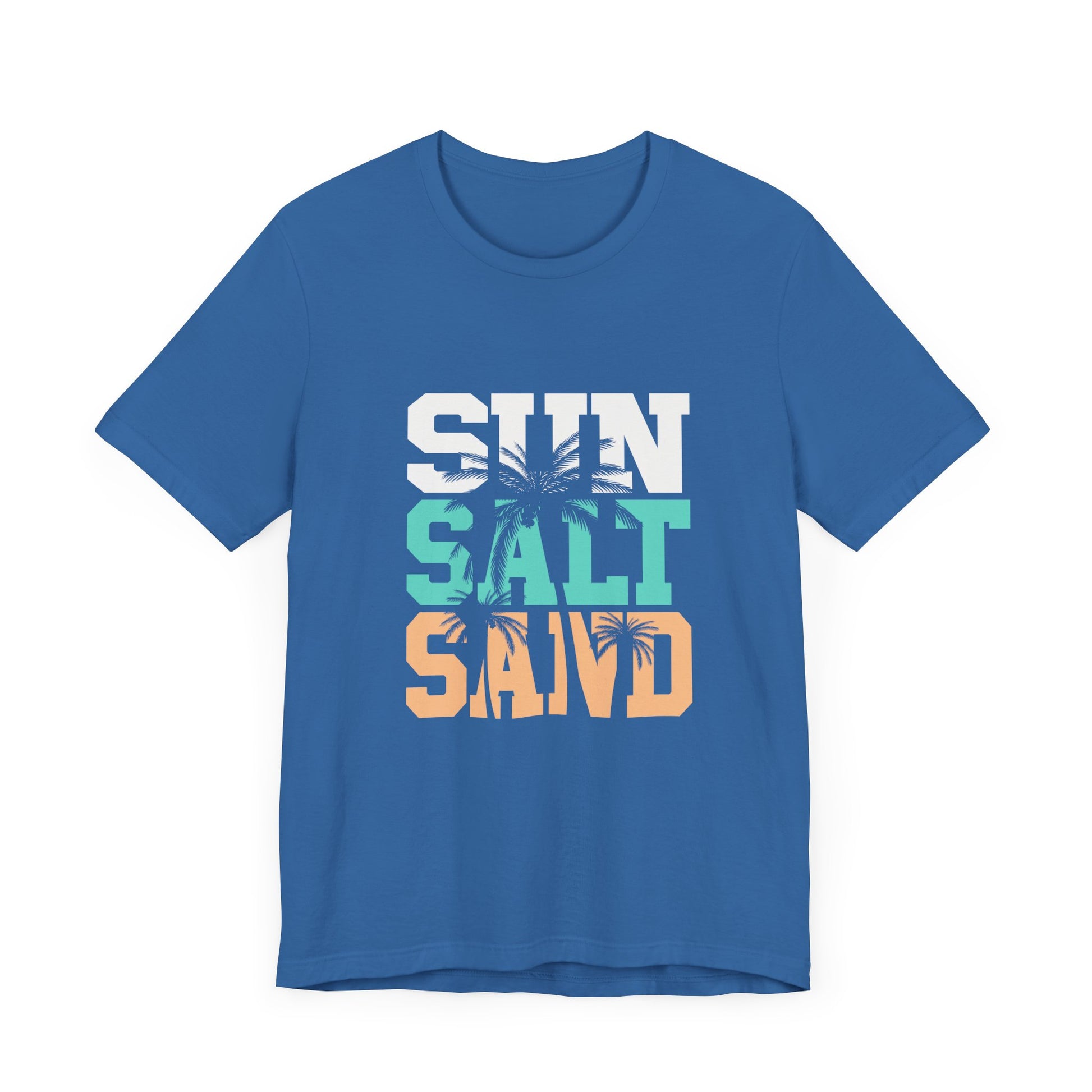 Sun Salt Sand Beach Shirt, Summer Ocean Vacation T-Shirt, Coastal Surf Lover Gift - PopCultureByDesign36